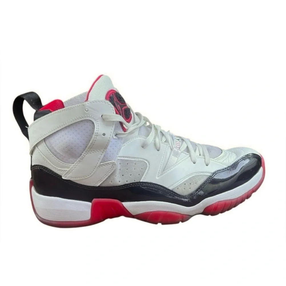 Jordan Jumpman Two Trey White‎ Black University Red DO1925-106 Mens 14